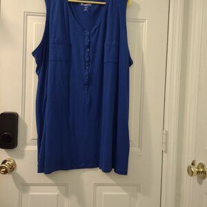 Roamans aleeveless top size 4x